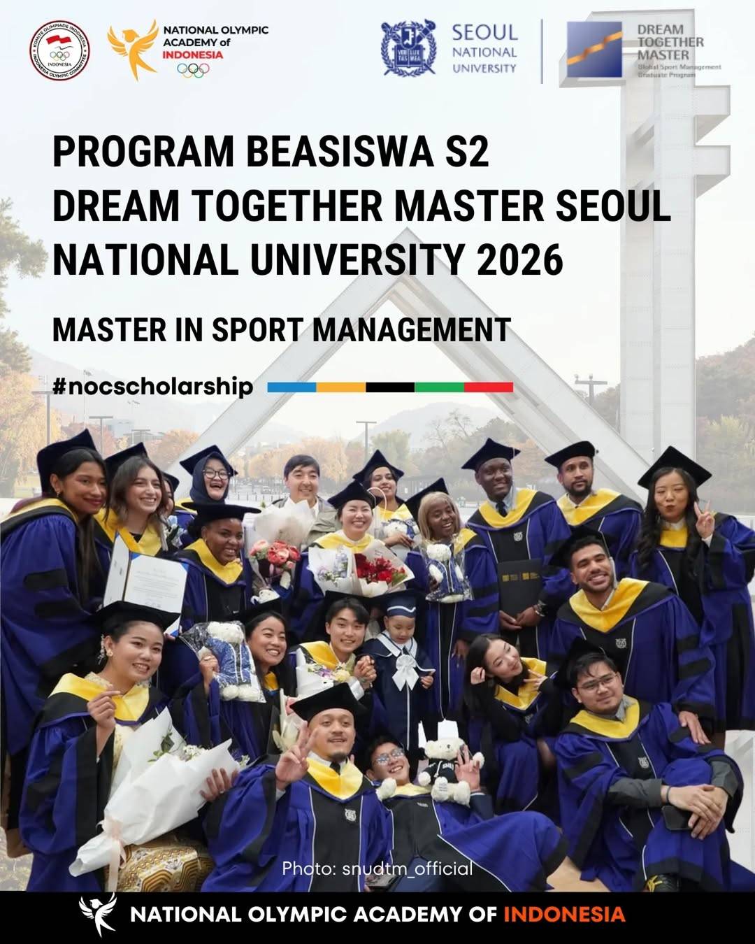 Program Beasiswa S2 Dream Together Master Seoul National University 2026